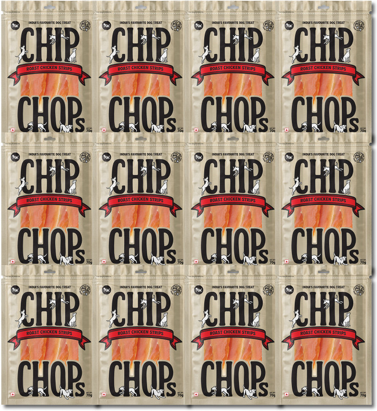 Chip Chops Dog Treats High Protein Fish Dog Snacks Healthy Training Reward Treat Supports Fish Dog Treat(140 g, Pack of 2)