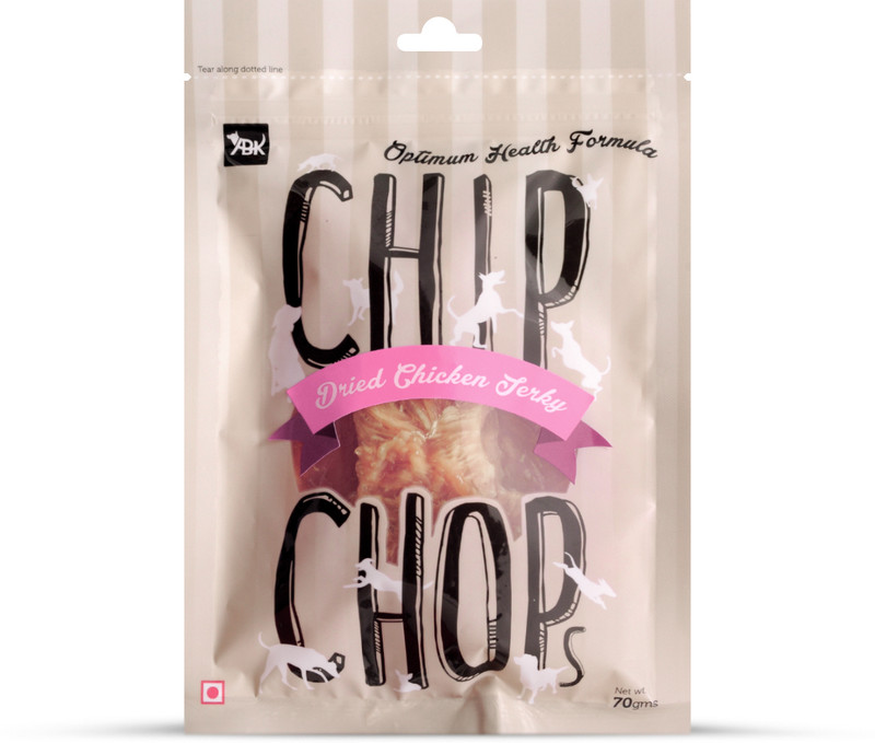 Chip Chops Roast Chicken Strips Dog Meaty Treat - 70 gm Chicken Dog Treat(0.07 kg)