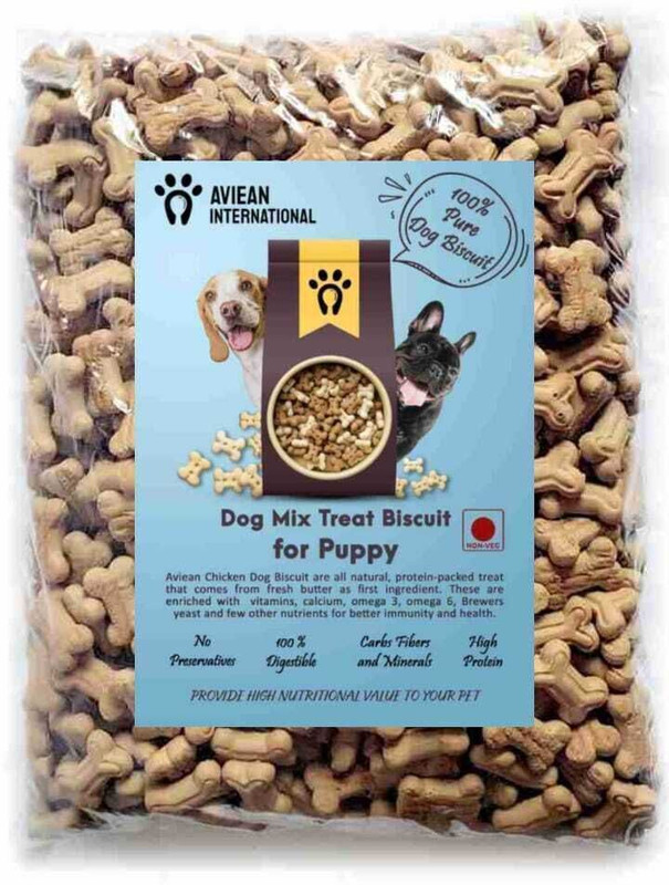 Aviean International Oven Baked Soft Dog Biscuits, Chicken Flavor 0.4 kg Dog Treats For Puppies Chicken Dog Treat(0.4 kg)