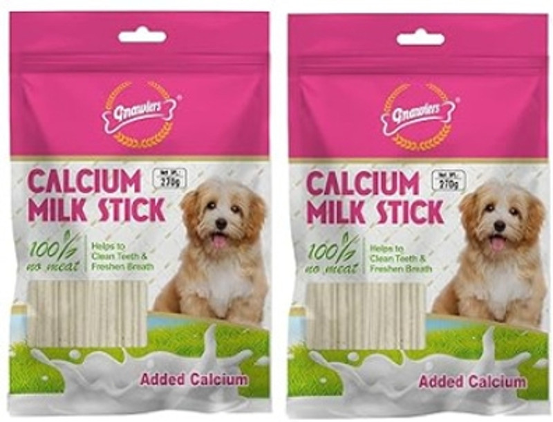 Gnawlers GNAWLERS MILK STICK PACK OF 2 Chicken Dog Treat(540 g, Pack of 2)