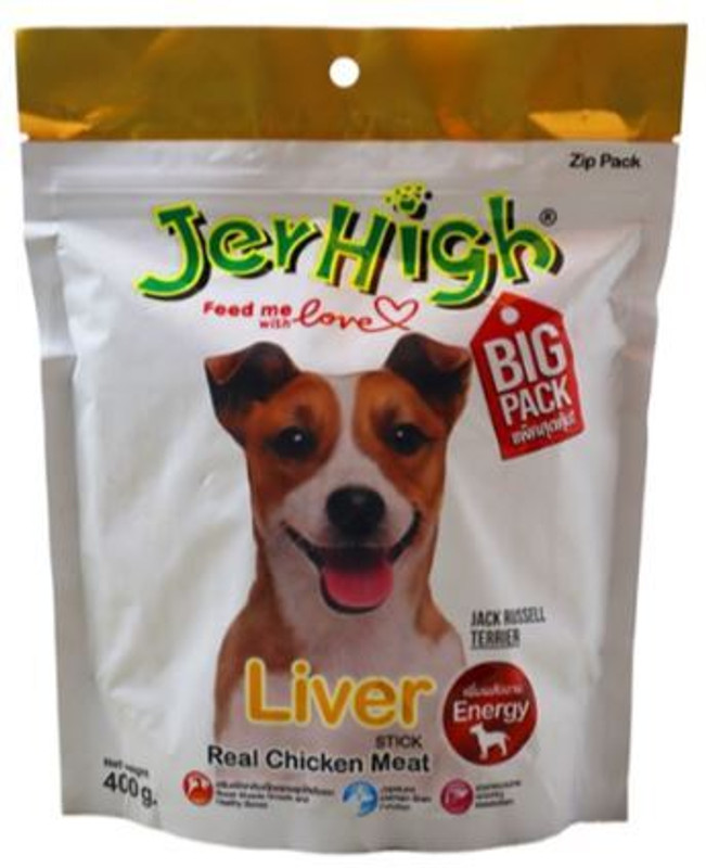 jerhigh jerhigh Liver Stick Dog Treats Soft & Chewy Snack Liver Dog Treat(400 g)