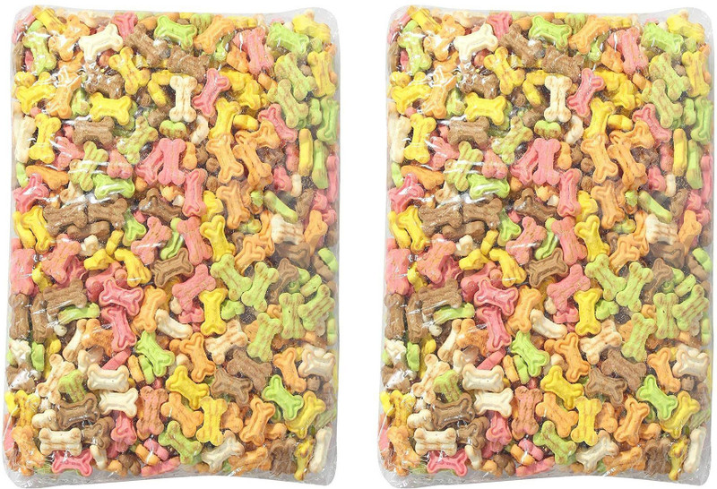 Pet Needs Freshly Baked Assorted Mix Biscuits Treat Cookie For Dog-Combo Offer 2KG (1+1KG) Chicken, Milk Dog Treat(2 kg, Pack of 2)