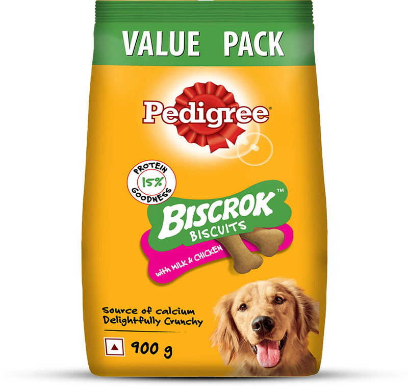 PEDIGREE Biscrok Biscuits (Above 4 months) Chicken Dog Treat(900 g)