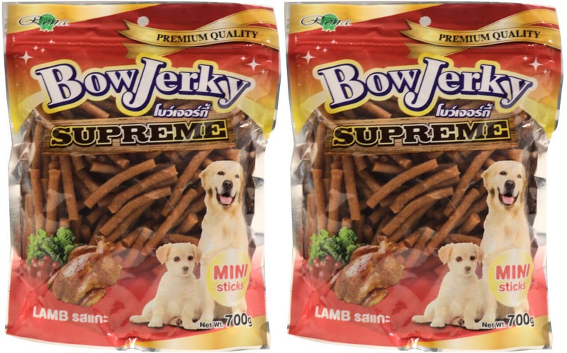 BowJerky Lamb Liver Pure Cage Free Chicken | Training Reward Chicken Dog Treat(800 g, Pack of 2)