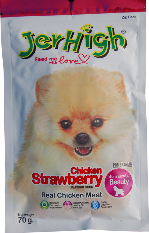 jerhigh Milky Stick, Real Chicken Meat, 70 g (Pack of 2) Milk Dog Treat(0.7 kg, Pack of 2)