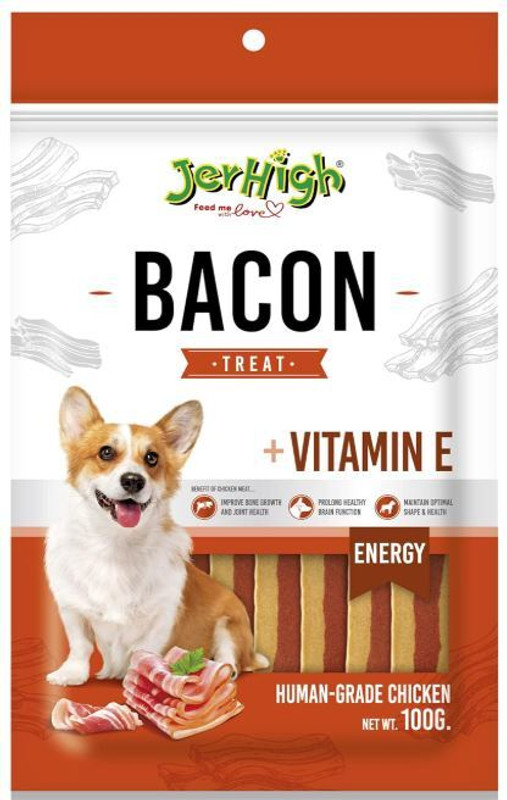 jerhigh jerhigh Bacon Dog Treats Bacon Dog Treat(100 g)