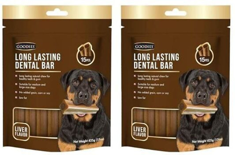goodies Dog Dental Treats Lamb Flavor Dog Treat Pet Treat Lamb Dog Treat(425 g, Pack of 2)
