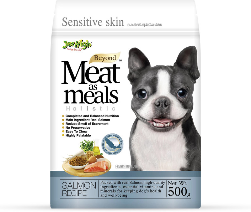 jerhigh Salmon Recipe Soft Dog Food – Meat as Meal Recipe Salmon Dog Treat(0.5 kg)