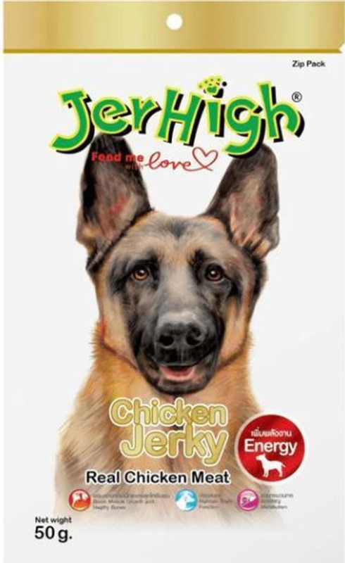jerhigh Jerhigh Stick Chicken Jerky for Dogs/Puppies Chicken Dog Treat(50 g, Pack of 6)