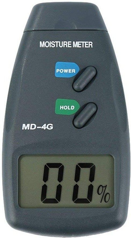 Real Instruments MD-4G 4 Pins Wood Moisture Humidity Meter Hygrometer Tester Range 5% - 40% MD-4G Pin-Type Digital Moisture Measurer(10 mm)