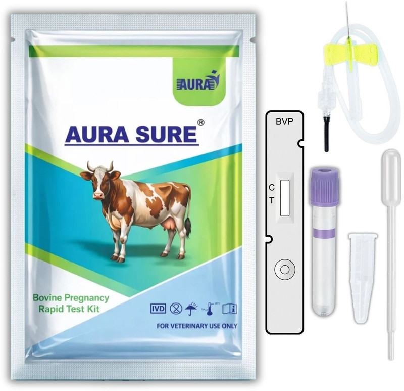 aurasure Bovine Pregnancy Rapid Testing KIT Ph Test Strip(0 - 100)