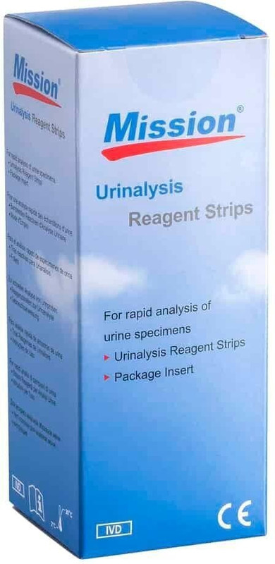 Mission Urine Reagent Stripes 2GE (Protein+Glucose Test) 2 Parameters Testing Strip, 100 PH Test Strips (0-100) Ph Test Strip(5 - 9)