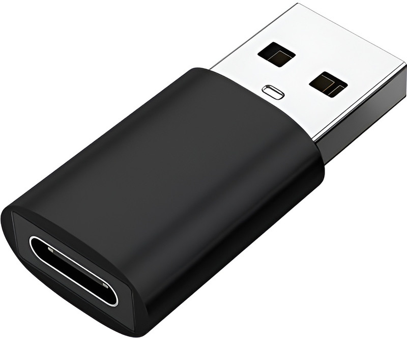 ZENIFY Black USB 3.0 Type C to USB OTG Adapter High-Speed 5 Gbps Data Transfer Phone Converter(USB TYPE C)
