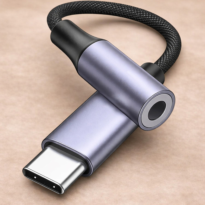Tart i-Phone 17,16,15 Series (S20/S21/S22/S23/S24/S25/S26 Ultra) & Other TypeC Phones USB Type-C to 3.5mm Audio Jack Adapter Original DAC Chipset Plug & Play Phone Converter(IOS)