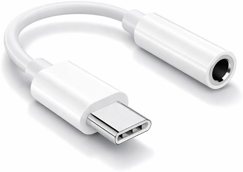 ULTRADART White Type C to 3.5mm Audio Connector for Earphones Phone Converter(Android, iOS)