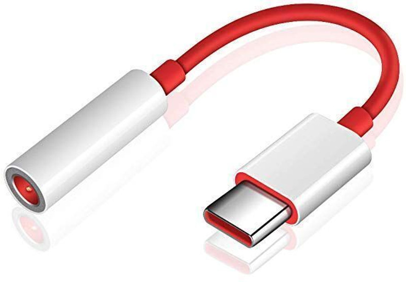 iNETWORKING Red TYPE C to 3.5 MM AUDIO Phone Converter(Android)