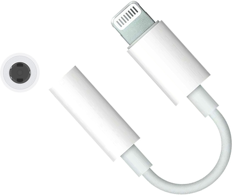 PARANDIV Multicolor High Quality Lightning to 3.5 mm Jack Audio Connector, Headphones Jack Converter Phone Converter(iPhone)