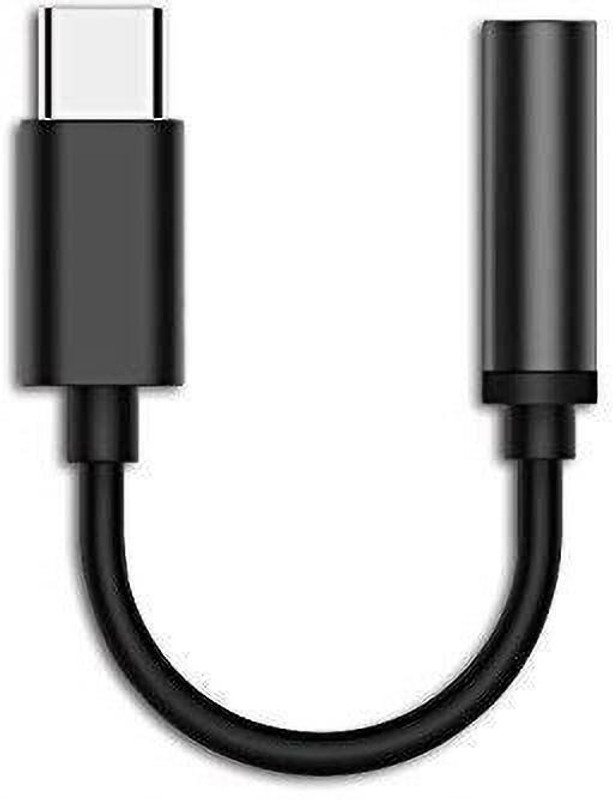 Pacificdeals Black Type C to 3.5 mm Audio Jack Connector Adapter For Note 10, Note 10 Plus Phone Converter(Android)
