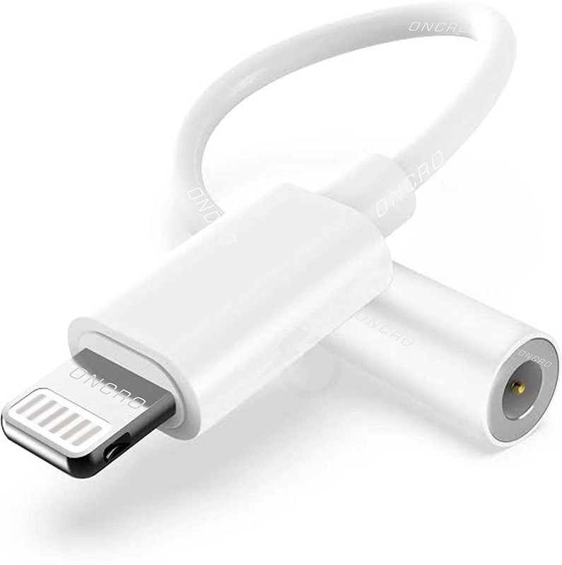 ONCRO White 3.5mm Audio Aux Converter iphone Audio Jack lightning Headphone 8pin adapter Phone Converter(IOS)