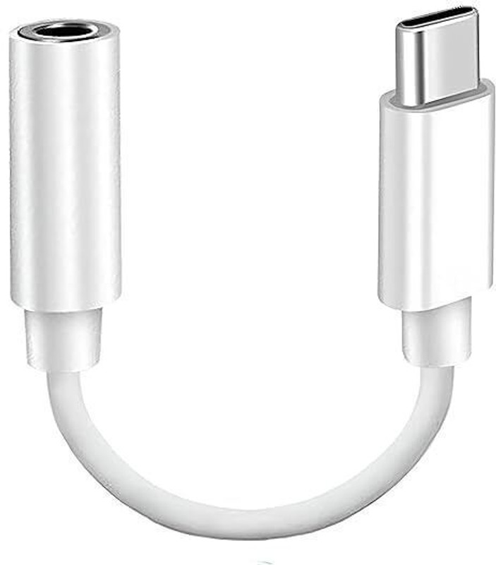 CABTRONICS White Type-C to AUX 3.5mm Female Adapter – Hi-Fi Sound Support Phone Converter(Android, IOS, Windows)