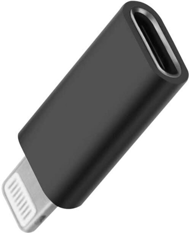 ONCRO Black USB C to lightning adapter Type c female to 8 pin iph male charging converter Phone Converter(android, IOS)