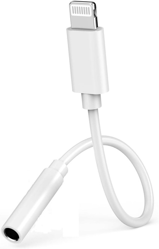 PARANDIVTECH Supported i Phone 14 13 12 11 XR XS Max X High Quality Lightning to 3.5mm Headphone Jack Cable Phone Converter(IOS)