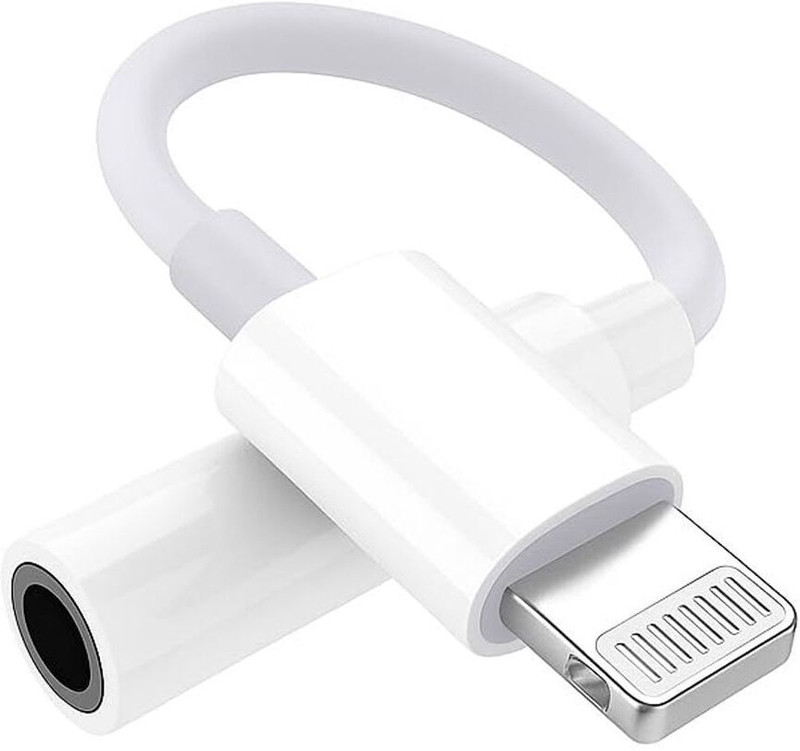 PARANDIV Supported i Phone 14 13 12 11 XR XS Max X Durable Lightning to AUX Adapter for Music Lovers Phone Converter(IOS)