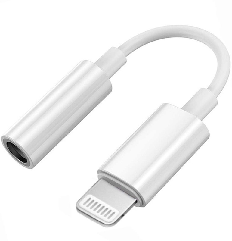 PARANDIV Supported i Phone 14 13 12 11 XR XS Max X Plug & Play Lightning to 3.5mm Earphone Adapter Phone Converter(IOS)