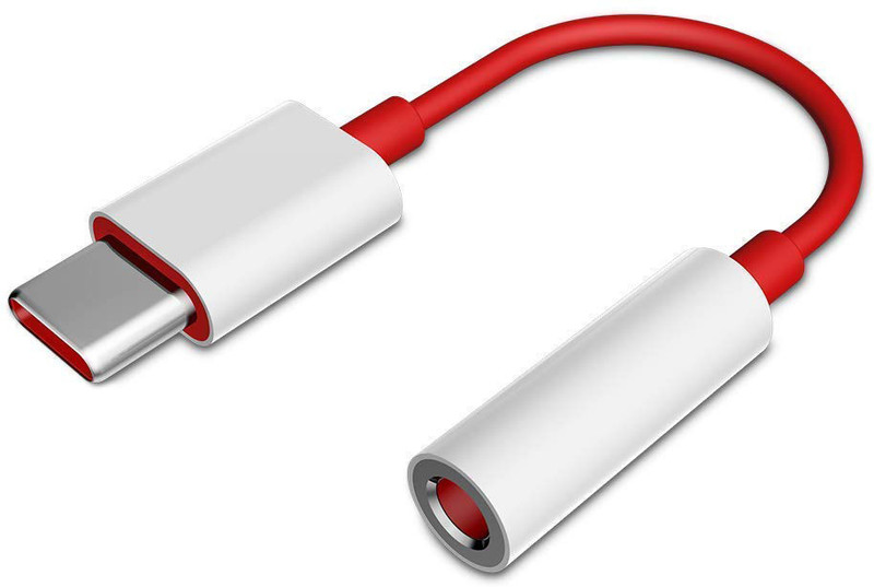 RECTITUDE Red USB C Headphone Adapter, Type C to 3.5mm Audio Jack Connector for Tablet, Smart Phone Converter(Android, iOS)