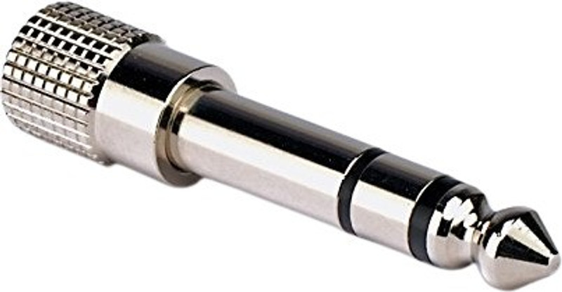 Ever Forever Silver 6.35mm Male to 3.5mm Female Plug Stereo Audio Jack Phone Converter(Microphone, Amplifier & Mixer, Electric Guitar, Loud Speaker)