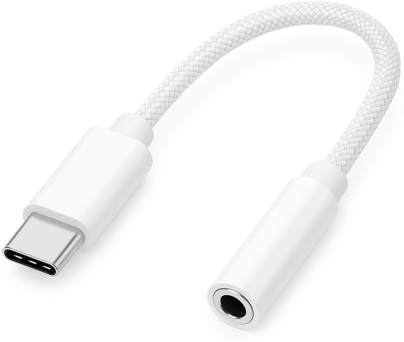 Hespa i Phone 15, i Phone 16, Galaxy S24/S23/S22/S21/S20 Original Type C to 3.5mm Headphone Jack Adapter USB C to Aux Audio Converter Phone Converter(IOS)