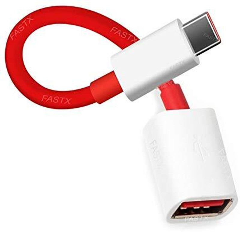 FASTX red & white Type c otg hub connector adapter for oneplus Android mouse keyboard Phone Converter(smartphones, Tablets, laptop)