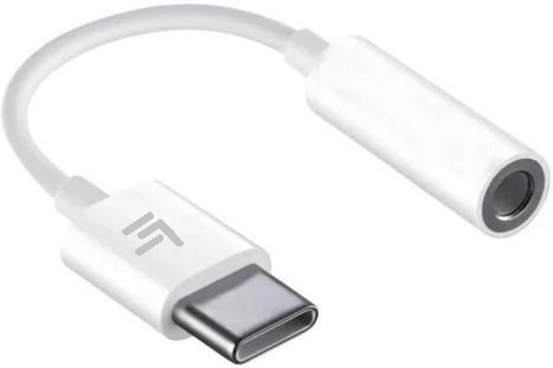 Ekon White USB Type C Earphones Connector Audio Jack Phone Converter(Android)