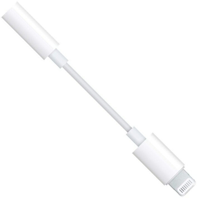 Technology Ahead White Lightning to 3.5mm Headphone Jack Adapter for i-Phone Phone Converter(mentioned in description)