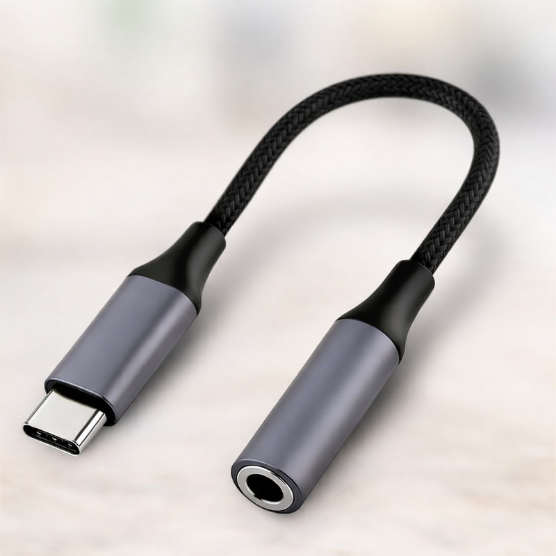 mPix i-Phone 17/16/15 Series (S20/S21/S22/S23/S24/S25/S26 Ultra) & Other TypeC Phones Type-C to 3.5mm Audio Jack Adapter with DAC, AUX Headset Converter Phone Converter(iOS)