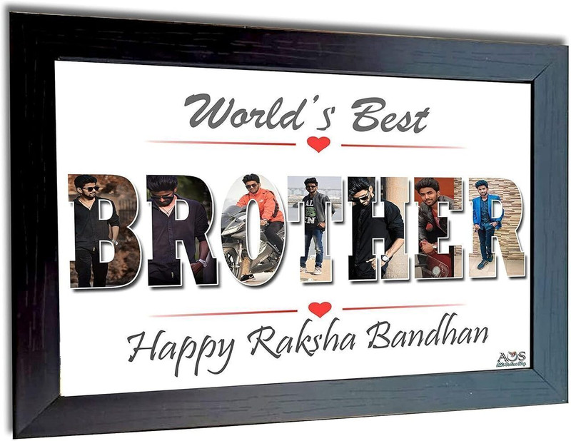 Abhi Online Shop Photo Frame Personalized Medium and large Size Unique gift for 12 inch All Special Event for wall Decoration and Gifts (12x10 Inch) WAP-7081430716(Multicolor)