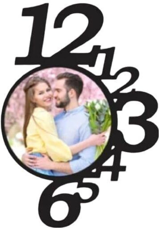 JaKshCollection wall clock frame-01 11.8 inch Analog(Black)