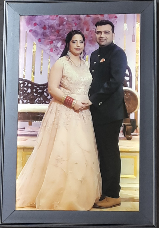 SCL Silver LED translite with flip silver frame 12.18 inch Digital(Silver)