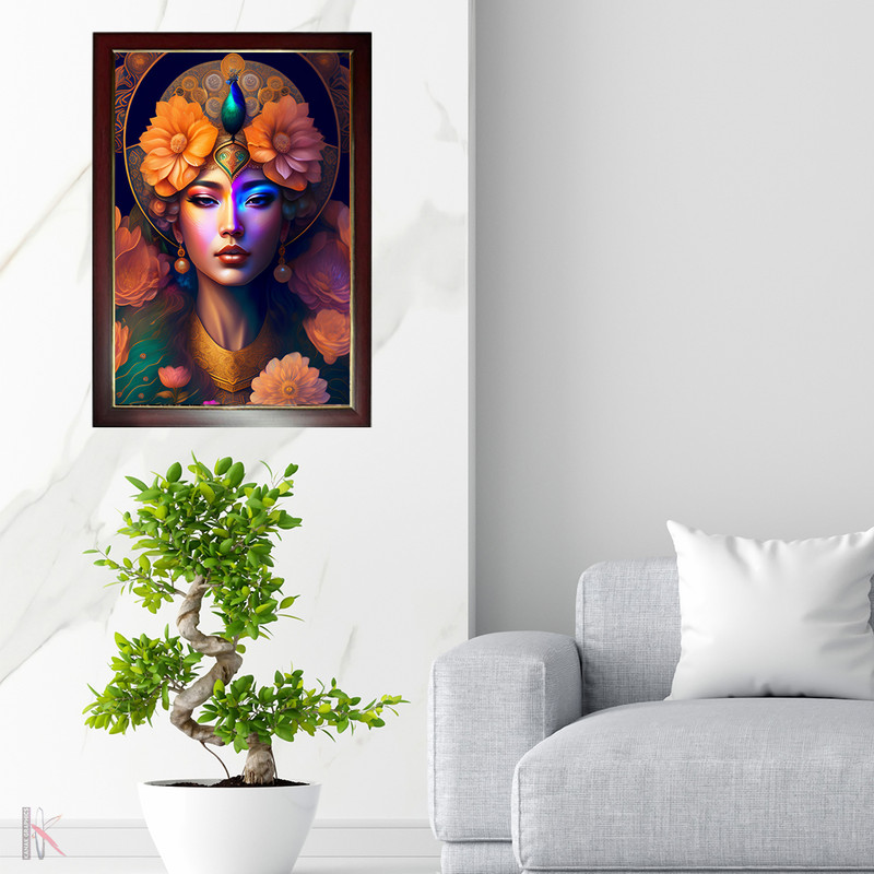 Kanakgraphics Photo frame 14x 20 inch Digital(Multicolor)