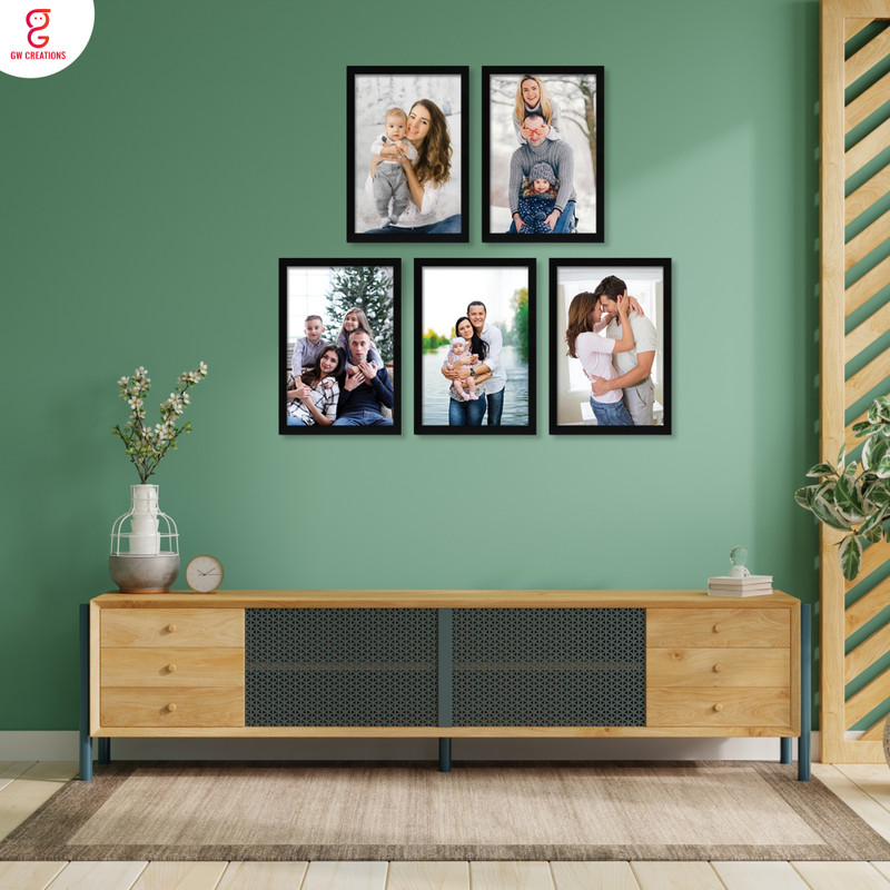 GW Creations DuraWood-Acrylic-A4 8 inch Fiberboard(Black)