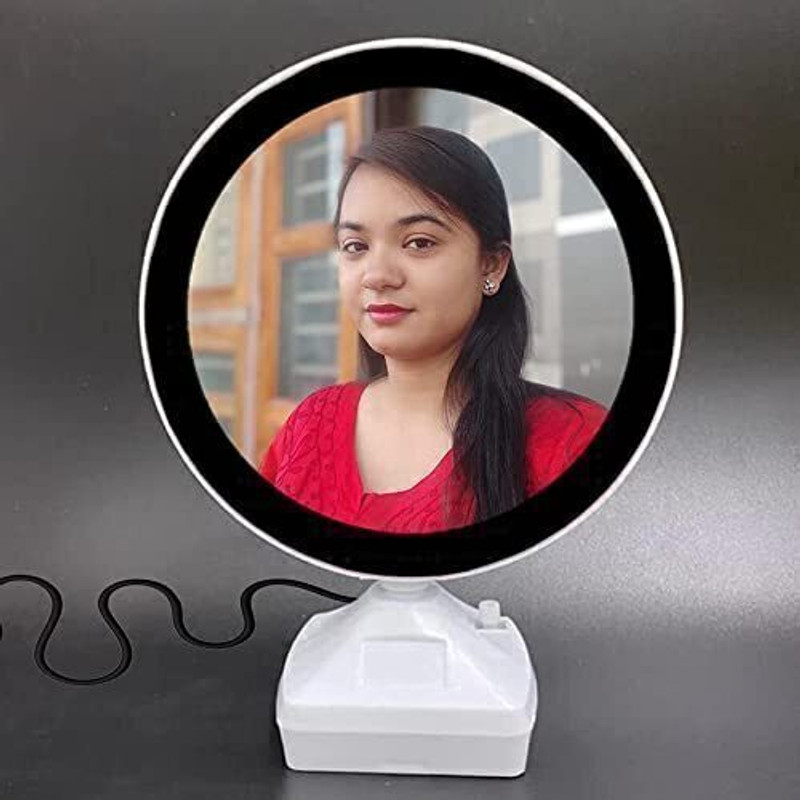 THE TAJKLA SGT Magic Mirror Photo Frame 1 inch Frame(White)