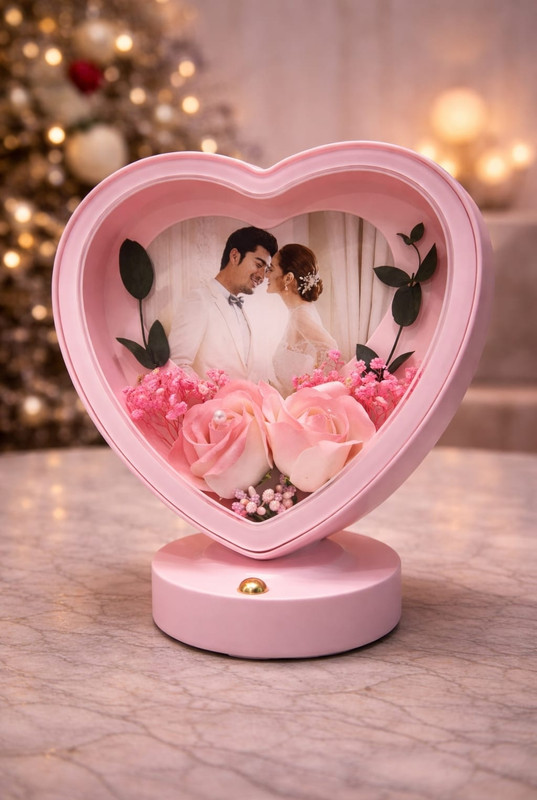Abhishek A4746383 8 inch Hard shape photo frame(Pink)