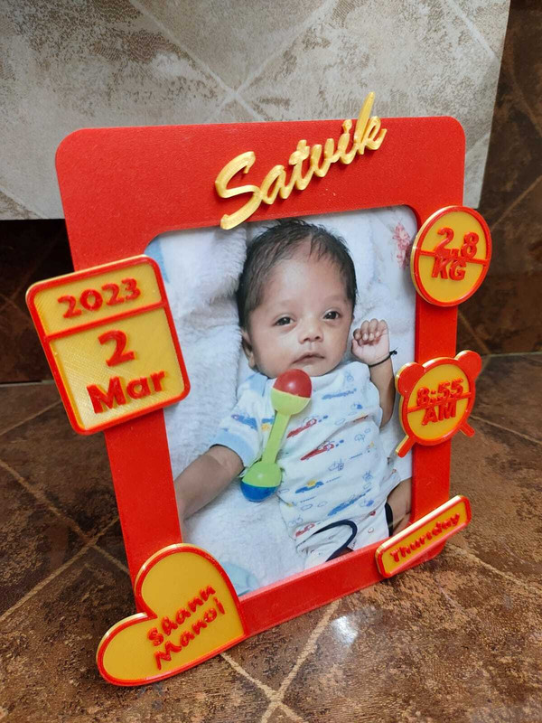 DINESH Frame002 6 inch Normal photo frame(Multiple)