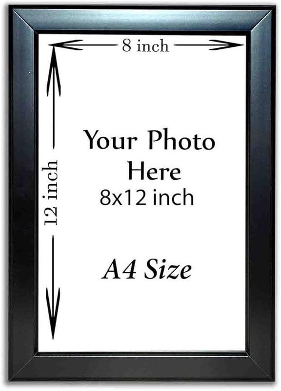 MDF 8X12 12 inch photo freme(Black)