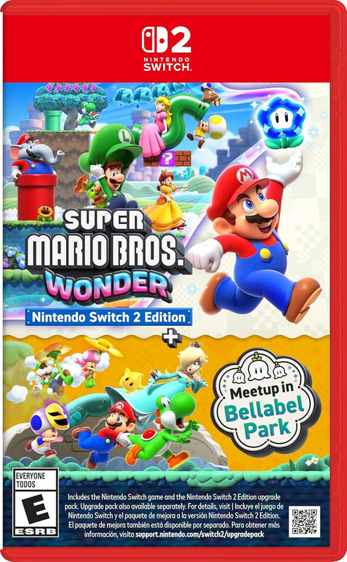 Super Mario Bros Wonder Nintendo Switch 2 Games With Free Key Chain | Switch 2 Physical Cartridge Edition | New Mario Platform Adventure Nintendo Game | Compatible with Nintendo Gaming Console | Best Value for Game Lovers (Nintendo Switch 2 Edition + Meetup in Bellabel Park)(for Switch 2)