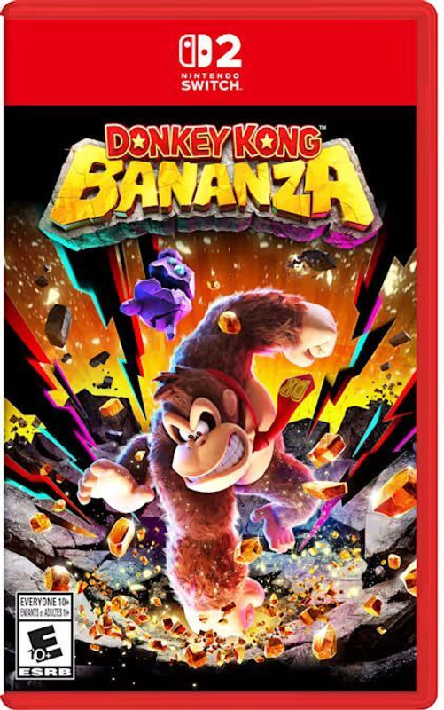 Donkey Kong Bananza Nintendo Switch 2 CD | Nintendo Switch 2 Donkey Kong Bananza Game Top Physical Switch 2 Games | Original Nintendo Switch Two Adventure Cartridge Best Nintendo Switch 2 Games for All Ages | Compatible with Nintendo 2 Console Donkey Kong Nintendo Switch Game | Premium Nintendo Swit