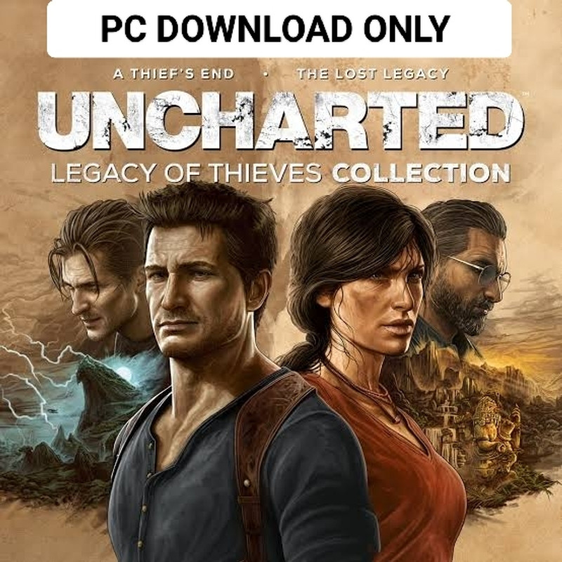 Uncharted Legacy Of Thieves Collection Pc Game (Offline Only) Full Games No CD/DVD/Code (Complete Edition)(Pc Games, for PC)