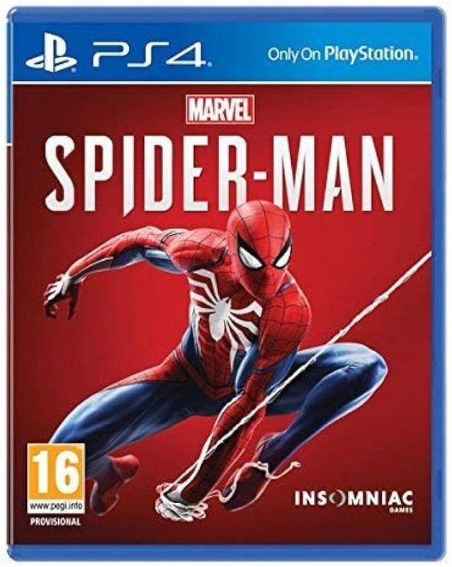MARVEL'S SPIDER MAN (Playstation)(CD, for PS4)