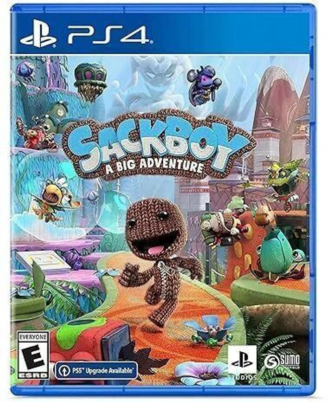 Sackboy A Big Adventure – PlayStation 4 | PS4 Sackboy Best Value Edition | PS4 Game CD | PS4 Games Collection | PlayStation 4 Games for Kids & Family | PS4 Game | PS4 Games PlayStation Platformer | PS Game Sackboy PS4 | Highly Rated PS 4 Games | Fun Adventure in PlayStation Games PS4 | Smooth Contro