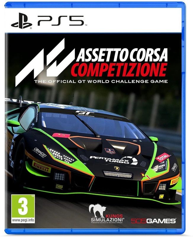 Assetto Corsa Competizione PS5 | Ultimate GT Racing Simulator PS5 Games | PS5 Game CD | PS5 Game Collection Must-Have | PlayStation 5 Games CD | Assetto Corsa PS5 | PS Game for Realistic Racing | Best PS5 PlayStation Games | High Performance Driving Experience | Premium PS 5 Games for Track Racing F